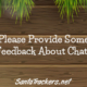 When Should Chats Be Scheduled