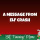 Elf Crash Has a Message
