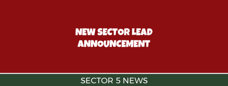 Sector Lead Announcement