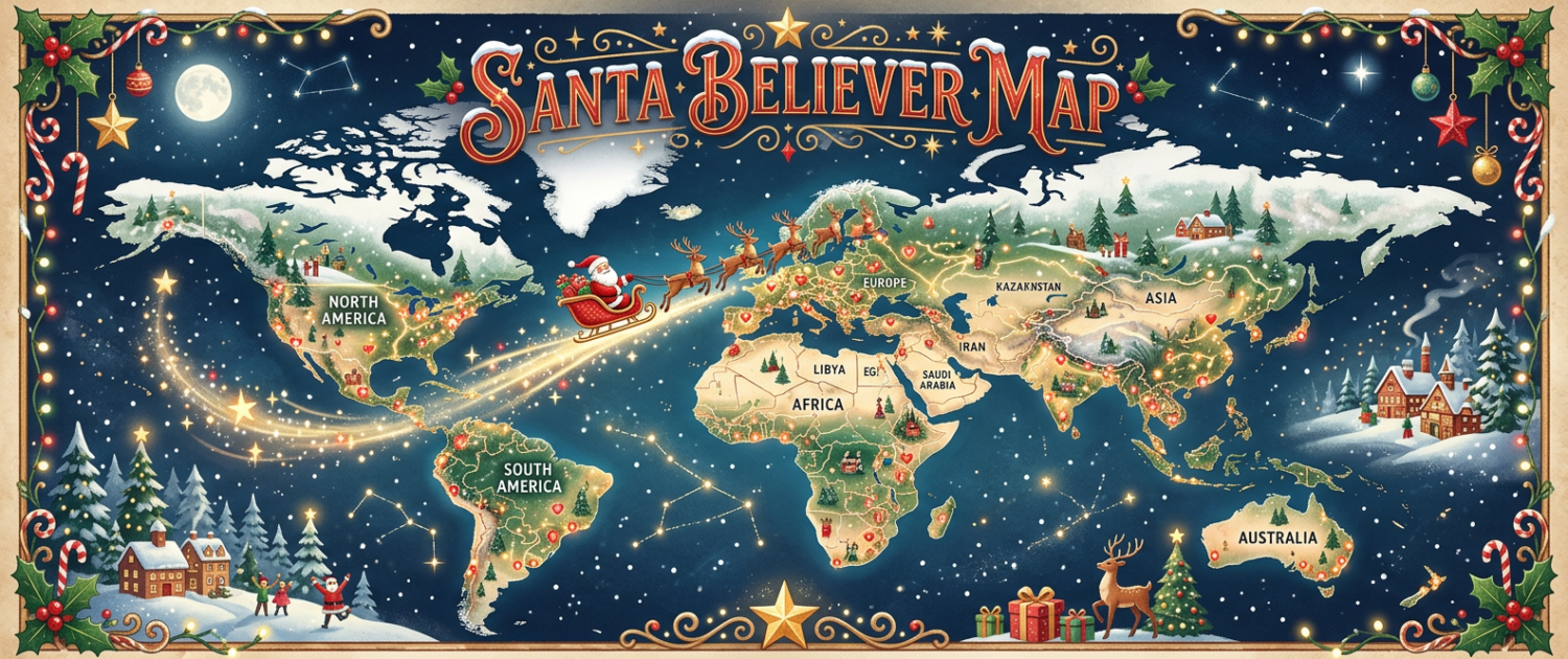 Santa Believer Map